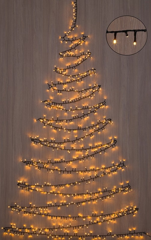 Karácsonyfa fénygirland, 2000 LED-40 m