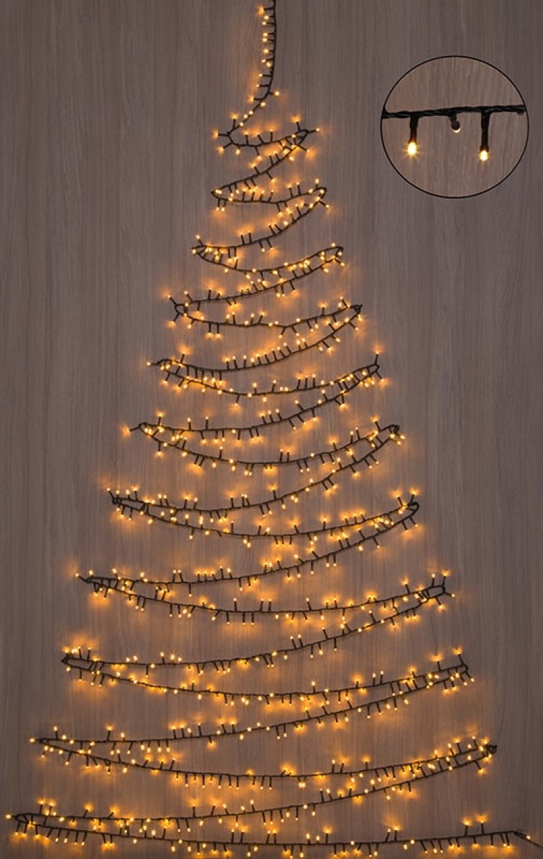 Karácsonyfa fénygirland, 550 LED-11 m