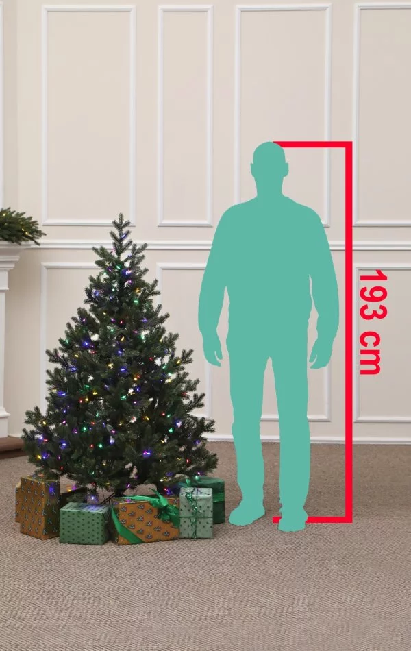 Full 3d Műfenyő 155 cm-250 LED-Sherwood Spruce