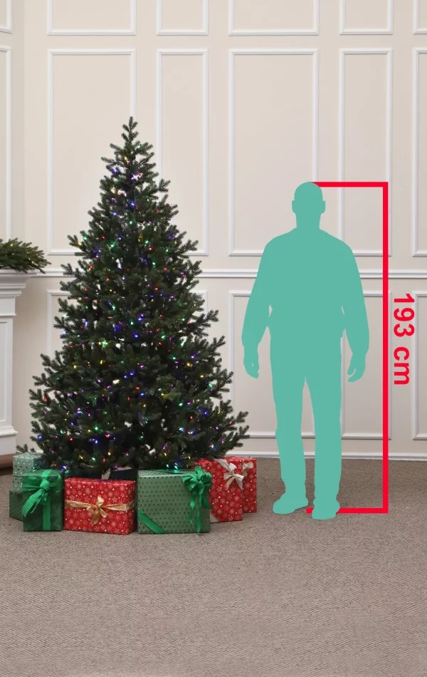 Full 3D Műfenyő 230 cm-550 LED-Sherwood Spruce
