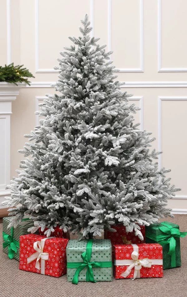 Havas műfenyő 180 cm Full 3D levél-Alpine Fraser Snowy