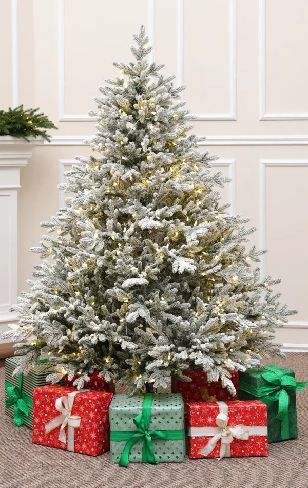 Havas műfenyő 180 cm-Full 3D levél-Dual LED 450-Alpine Fraser Snowy