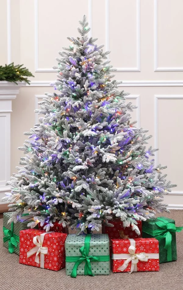 Havas műfenyő 180 cm-Full 3D levél-Dual LED 450-Alpine Fraser Snowy