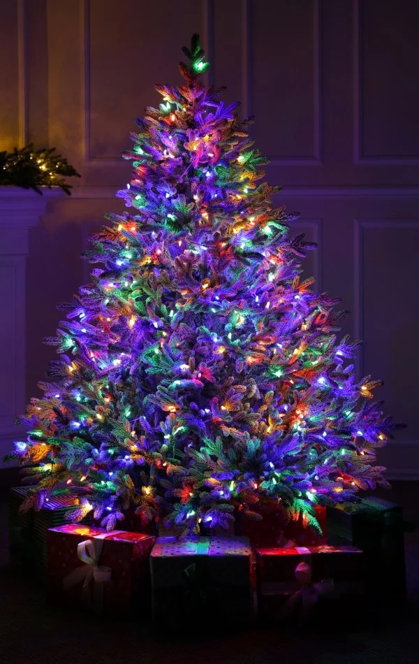 Havas műfenyő 180 cm-Full 3D levél-Dual LED 450-Alpine Fraser Snowy