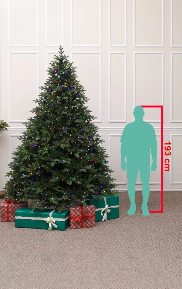 Műfenyő 100% 3D levél 300 cm-1300 Dual LED-Alpine Fraser