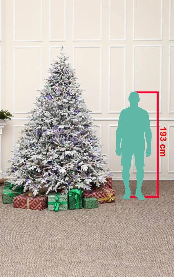 Havas műfenyő 270 cm Full 3D levél-Dual LED 900-Alpine Fraser Snowy