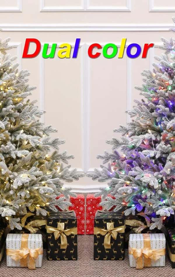 Havas műfenyő 270 cm Full 3D levél-Dual LED 900-Alpine Fraser Snowy