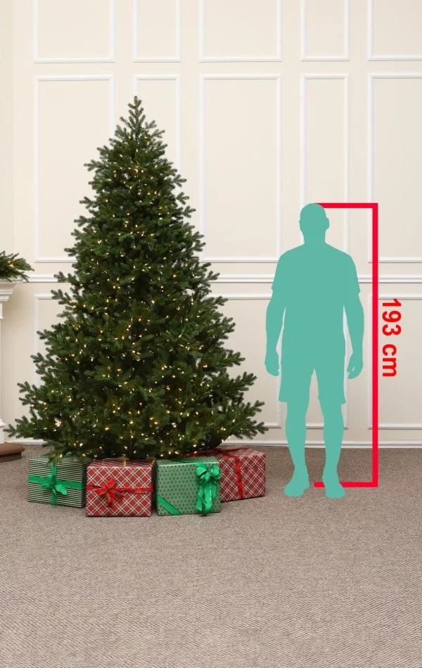 Full 3D műfenyő 260 cm-1400 LED-Grandis Fir